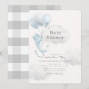 Recherche de snow baby shower invitations Bleu