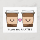 Suche nach kawaii kaffee postkarten Liebe