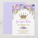 Recherche de princesse 1ans anniversaire invitations Girl