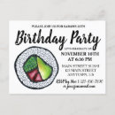 Recherche de sushi anniversaire invitations Restaurant