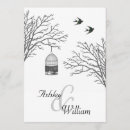 Recherche de hirondelles invitations Vintage