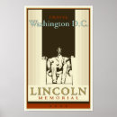 Suche nach lincoln memorial poster Vintag