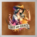 Recherche de grit posters Cowgirl