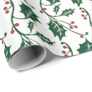 Recherche de baie de houx papier cadeau Décoration