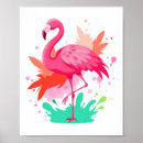 Recherche de rose flamant posters Animal