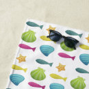 Suche nach fische strand tuch Sommer