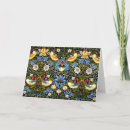 Recherche de oiseau vintage vœux cartes Fleurs