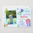 Recherche de méduses invitations Pour enfants