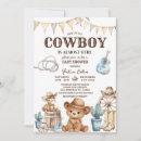 Recherche de far west invitations Petit cowboy en route