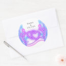 Recherche de rose fluorescent autocollants Coeur