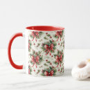 Recherche de houx et baies tasses Rouge