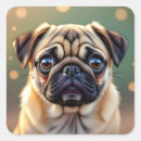 Suche nach süßer hund aufkleber Mops