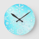 Recherche de flocons neige horloges Glace
