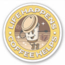Suche nach kaffee cartoon aufkleber Kaffeeliebhaber
