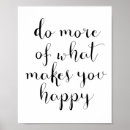 Suche nach macht glücklich poster Typografie