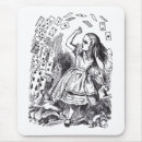 Recherche de tenniel tapis souris Alice