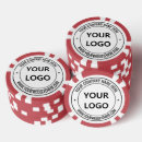 Recherche de texte jetons poker Logo