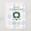 Recherche de golf anniversaire cartes Moderne