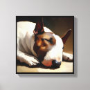 Recherche de chien de bull terrier art Race