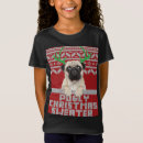 Recherche de carlin noël tshirts Tendance