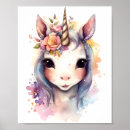 Suche nach kawaii einhorn poster Für sie