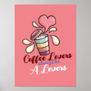 Suche nach heißer kaffee poster Niedlich