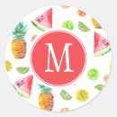 Recherche de motif ananas autocollants Pastèque