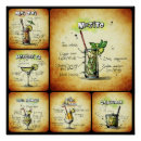 Recherche de cocktails poster Boisson
