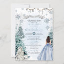 Recherche de winter quinceanera invitations Flocons de neige