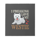 Recherche de westie blocsnotes Animal