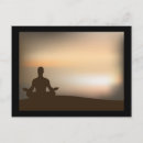 Recherche de poses de yoga cartes postales Namaste