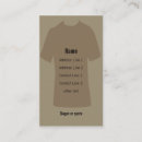 Recherche de t shirt cartes visite Chemise