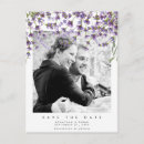 Suche nach lavendel save the date postkarten Modern