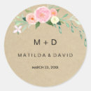 Recherche de mariages rustiques autocollants Moderne