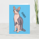 Recherche de sphynx chat vœux cartes Animal
