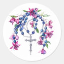 Recherche de crucifix autocollants Fleurs