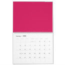 Recherche de roses calendriers Minimaliste
