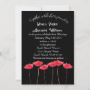 Recherche de poppy mariage invitations Rouge