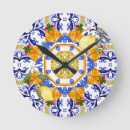 Recherche de tuile espagnole horloges Méditerranéen