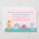 Recherche de ocean animals baby shower invitations Vie marine