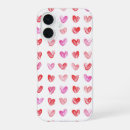 Recherche de coeur simple iphone coques Jour des valentines