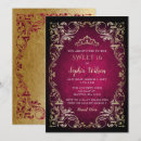 Recherche de princesse 16ans anniversaire invitations Tiare