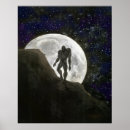Recherche de lune loup posters Pleine
