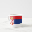Recherche de drapeau serbe tasses Pays