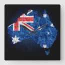 Recherche de l australie horloges Drapeau