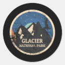Recherche de parc national glacier autocollants Montagnes