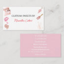 Recherche de ustensile cartes visite Aquarelle