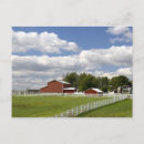 Recherche de grange rouge cartes postales Agriculture