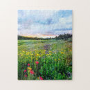 Recherche de fleur sauvage puzzles Artistique