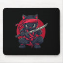 Recherche de ninja japonais tapis souris Drôle